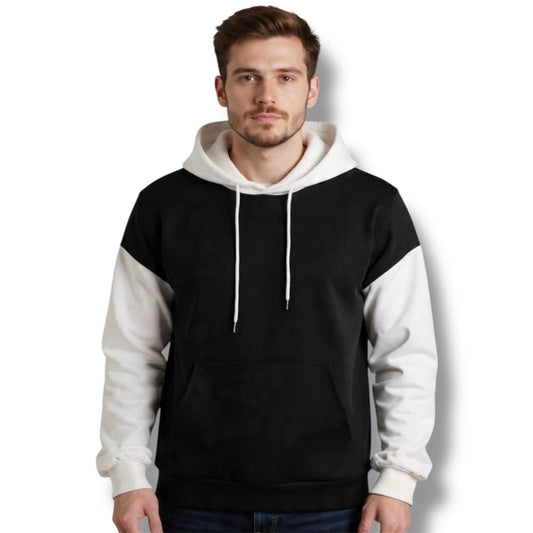 Buzo bicolor tipo canguro REF M