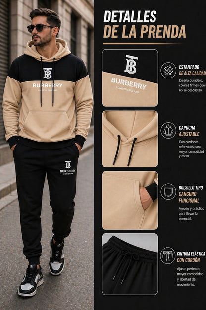 Conjunto deportivo ESTAMPADO BURBERRY LOGO 🌟