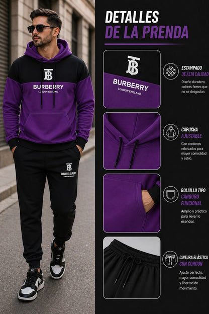 Conjunto deportivo ESTAMPADO BURBERRY LOGO 🌟